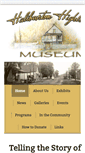 Mobile Screenshot of haliburtonhighlandsmuseum.com